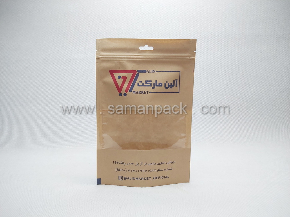 پاکت کرافت پنجره ای