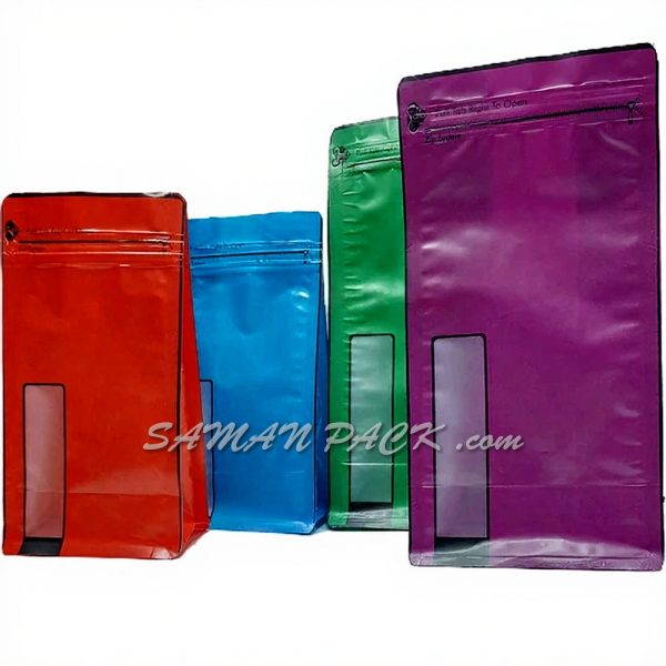 باکس پوچ رنگی پنجره دار