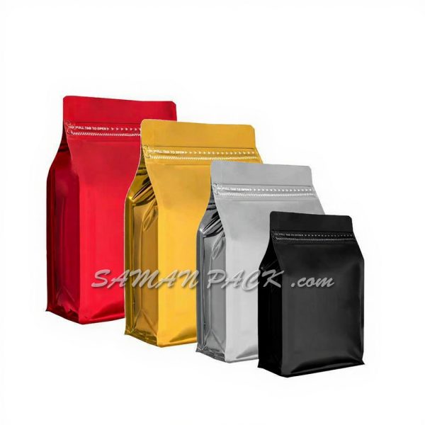 پاکت کرافت بغل کاست رنگی